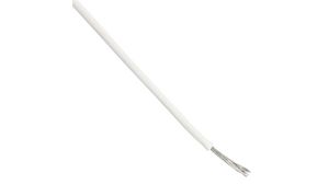 Stranded Wire PVC 0.35mm² Tinned Copper White 3251 30.5m